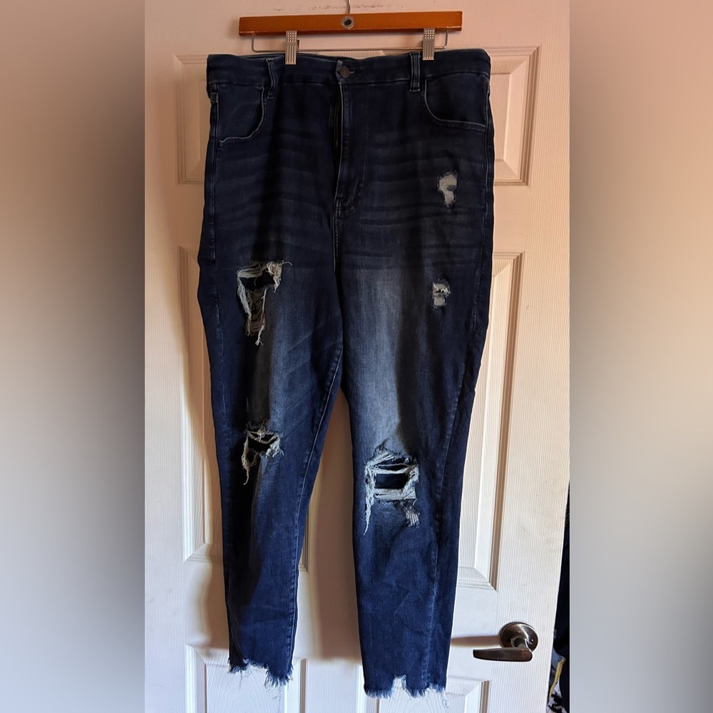 American Eagle next level stretch curvy highest rise jegging - size 20